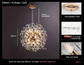 DecorBites™ Dandelion Led Ceiling Chandelier for Home Decor Lighting Fixture