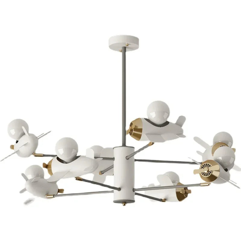 DecorBites™ Helicopter Chandeliers: Indoor Hanging Lights for Kids' Bedrooms and Living Rooms