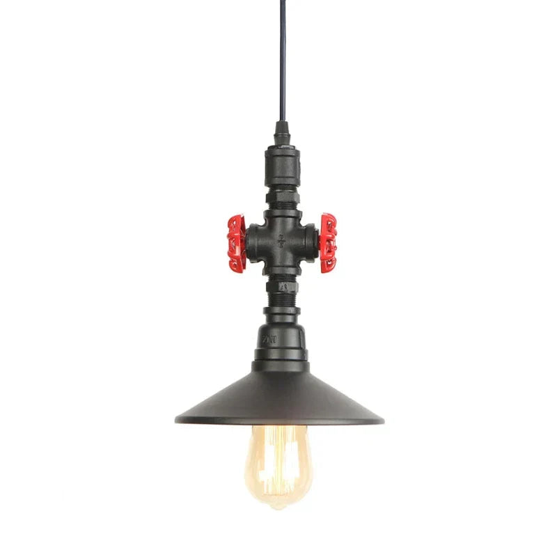 DecorBites™ Industrial Water Pipe Pendant Lamp for Dining, Bar, and Café