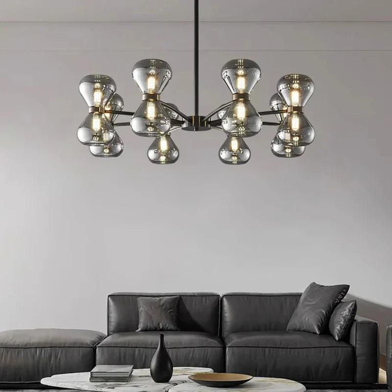 DecorBites™ LED Pendant Chandelier for Indoor Lighting and Living Room Decor