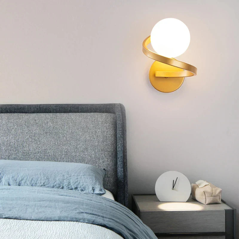 DecorBites™ Black Copper LED Wall Lights for Bedroom - Nordic Wall Sconce Decro