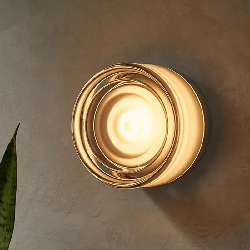 DecorBites™ Amber Jelly LED Wall Sconce for Bedside Room Decor, Smoke Grey Wall Lamp