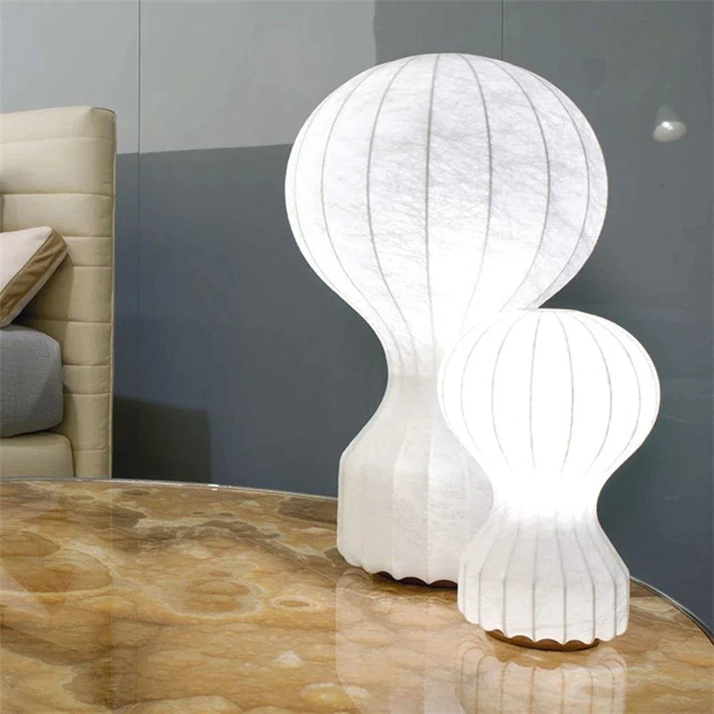 DecorBites™ LED Fabric Floor Lamp: Modern Design for Bedroom, Living Room, Hotel Decor