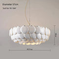DecorBites™ French Ceramic Chandelier: Romantic LEDs for Luxury Living Room & Restaurant Decor