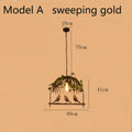 DecorBites™ Birdcage Pendant Lights: Elegant Decoration for Restaurants, Bars, and Living Rooms