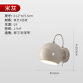 DecorBites™ Cream Wind LED Wall Lamp, Rotatable Minimalist Iron Art Sconces for Bedroom & Living Room