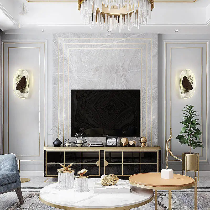 DecorBites™ Irregular Graphic Wall Light Modern Luxury Bedside Sconce