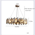DecorBites™ Crystal LED Chandelier: Modern Luxury Indoor Hanging Lamp, Living Room Decor