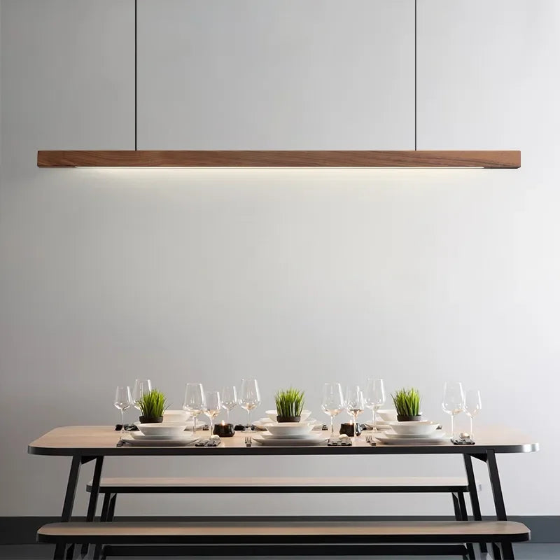 DecorBites™ Linear LED Pendant Lights: Modern Kitchen Island Dining Room Lighting