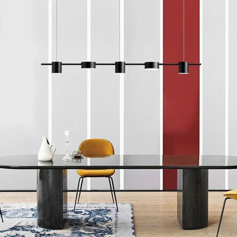 DecorBites™ Dimmable LED Ceiling Chandelier for Living Room & Kitchen - Modern Hanging Light Fixture