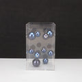 DecorBites™ Abstract Metal Ball Artworks in Transparent Acrylic Container Boxes