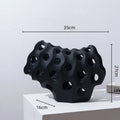 DecorBites™ Coral Geometric Resin Sculpture Sea Creature Decor Figurine