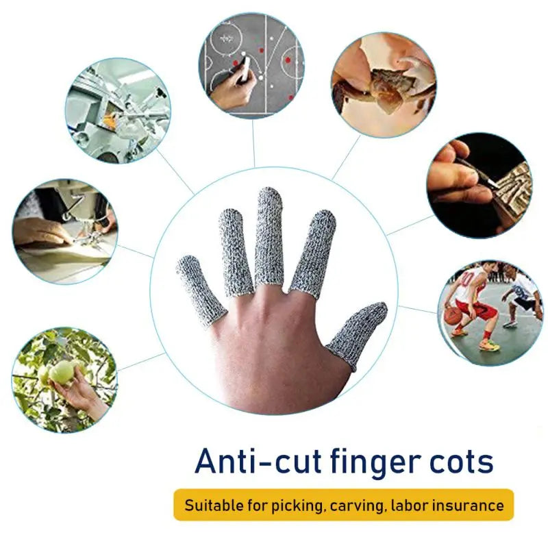 DecorBites™ Anti-Cut Finger Protector Sleeves - 20 Pcs Kitchen Tool Set