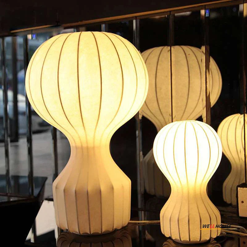 DecorBites™ LED Fabric Floor Lamp: Modern Design for Bedroom, Living Room, Hotel Decor