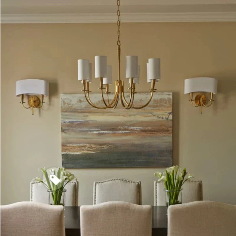DecorBites™ Copper Ceiling Chandelier for Living Room Kitchen Bedroom Lighting