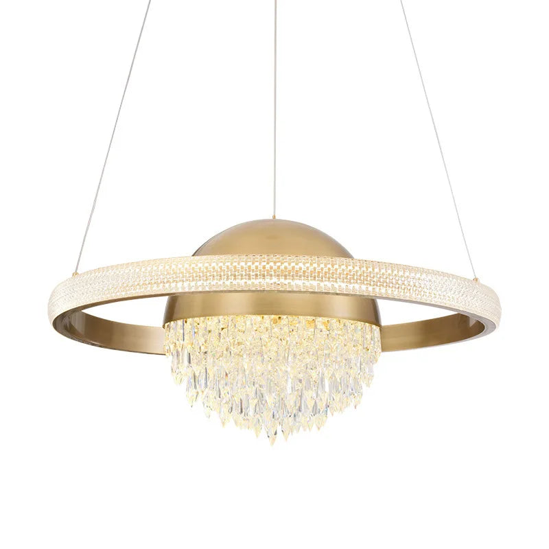 DecorBites™ Crystal Copper Pendant Lights: Elegant Nordic Design for Luxury Dining and Bedroom Décor