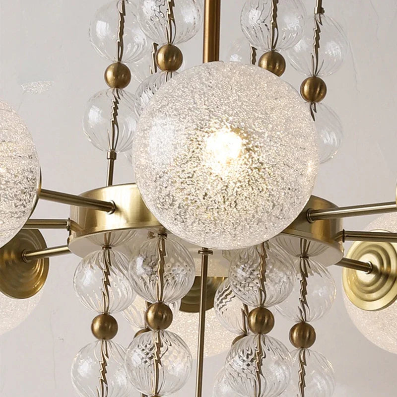 DecorBites™ Glass Ball LED Pendant Chandelier - Modern Kitchen Island Luminaria