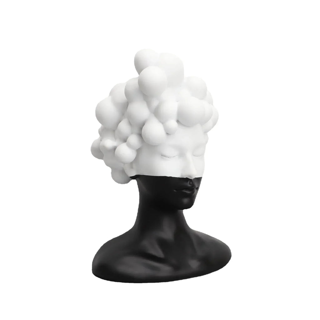 DecorBites™ Abstract Woman Figurine Resin Sculpture Home Decor Human Head Statue