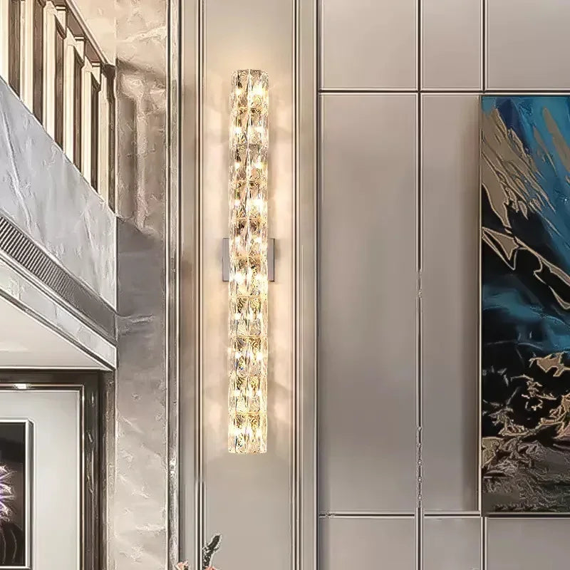 DecorBites™ Crystal Wall Light: Luxury Nordic Style for Living Room & Bedroom