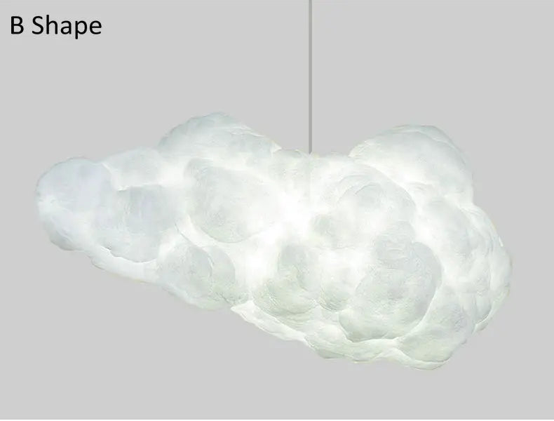 DecorBites™ Cloud Ceiling Chandelier Cotton Lampshade - Elegant Lighting for Home & Store