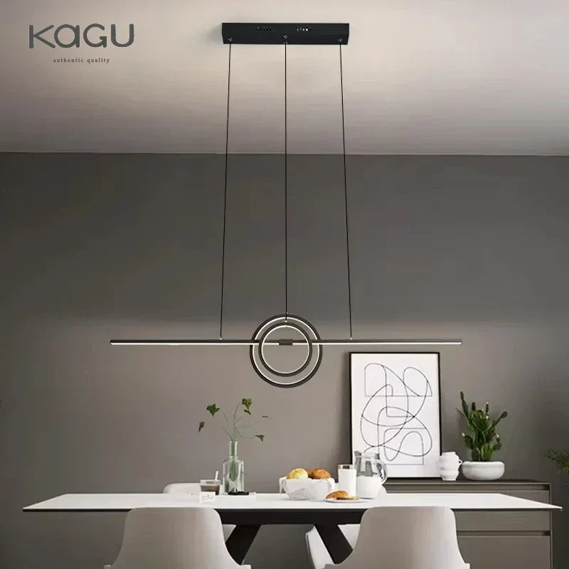 DecorBites™ LED Ceiling Chandelier: Modern Minimalist Kitchen Dining Table Lighting