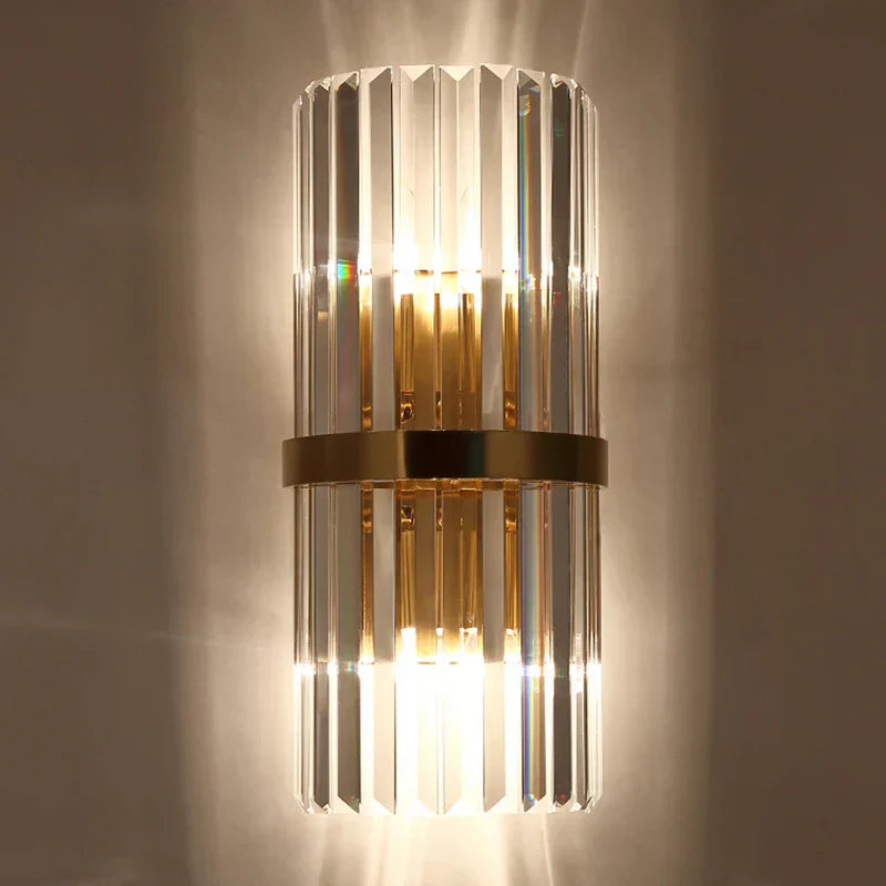 DecorBites™ Crystal Wall Light: Modern Nordic Sconces Indoor Lighting for Living Room Bedroom
