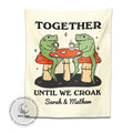 DecorBites™ Cute Cartoon Frog Moon Phase Tapestry for Girls Dorm Room Decor