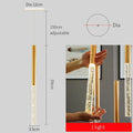 DecorBites™ Crystal Gold Chandelier for Living Room Staircase Kitchen - Modern Nordic Design