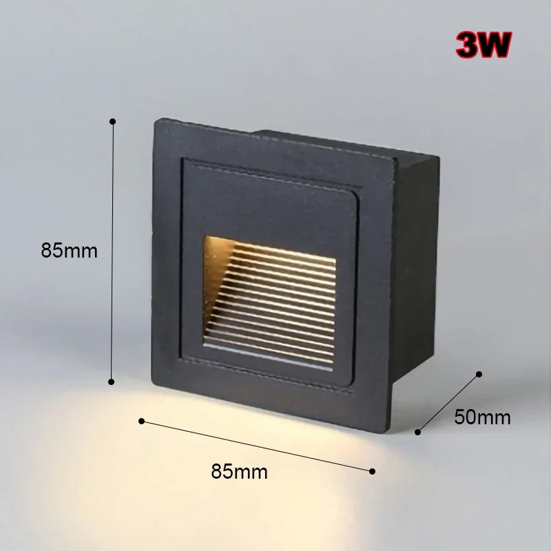 DecorBites™ LED Embedded Wall Light for Outdoor Step&Stair, IP65 Waterproof Recessed Wall Lamp