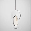 DecorBites™ Geometric Circle Gold Iron Pendant Light Chandelier