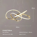 DecorBites™ Gold Ring Chandeliers for Modern Dining Room Luxury Bedroom Lighting