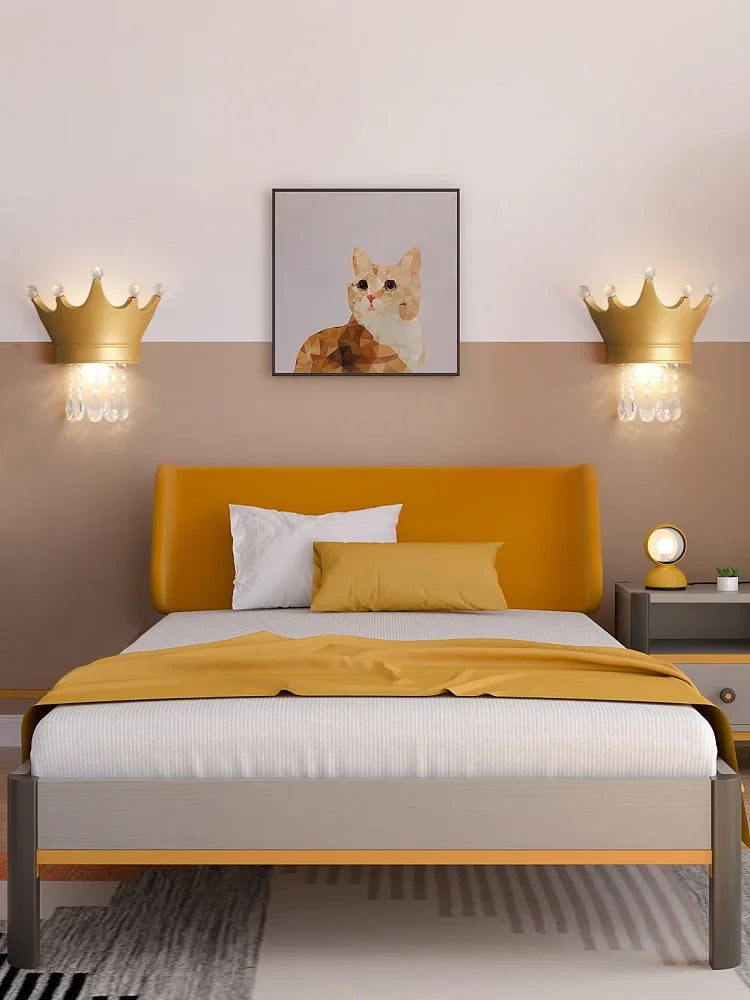DecorBites™ Cute Resin Crystal Wall Sconce | Children's Room Decoration Light