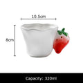 DecorBites™ Fun Fruits Ceramic Mug Lemon/grape Dining Coffee Afternoon Tea Cup