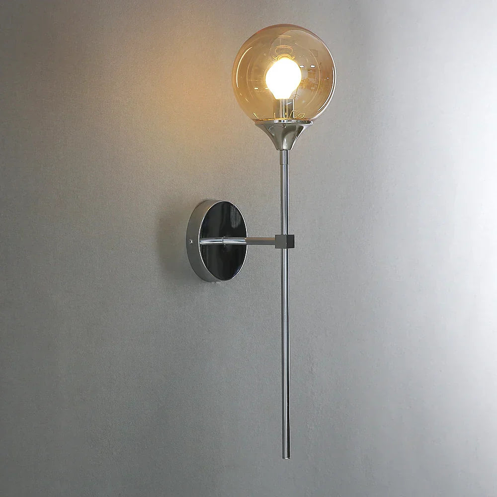 DecorBites™ Gold Glass Wall Lamp LED Light for Kitchen Bathroom Mirror Indoor Lighting