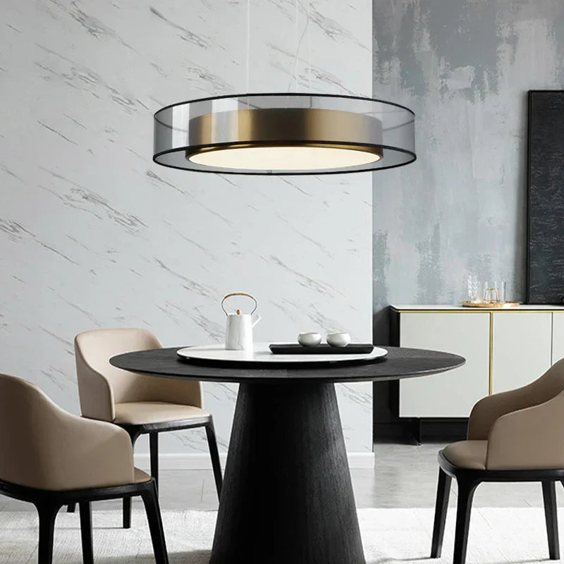 DecorBites™ Elegant LED Dual Purpose Chandelier for Modern Living Spaces