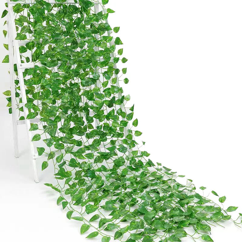 DecorBites™ Green Silk Hanging Christmas Garland for Home and Garden Decor