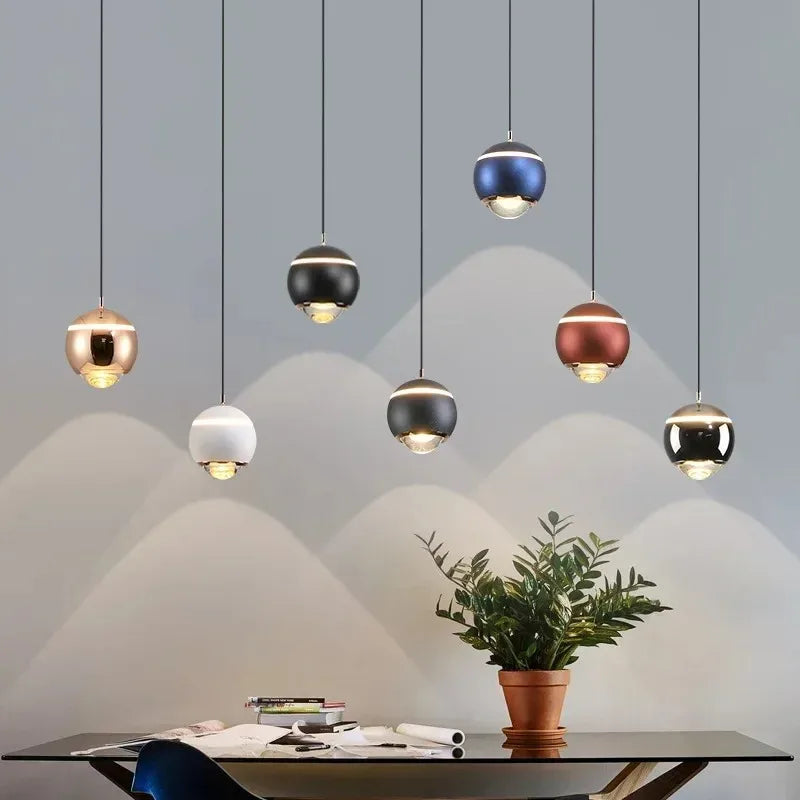 DecorBites™ LED Bedside Lifting Chandelier – Modern Minimalist Nordic Pendant Light for Home Décor