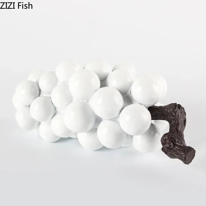DecorBites™ Grape Skewer Crafts Fruits Statue Desk Ornament