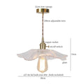 DecorBites™ Clear Glass LED Copper Pendant Lighting for Minimalist Decor