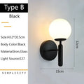 DecorBites™ Glass Ball LED Wall Lamp for Bedroom and Living Room