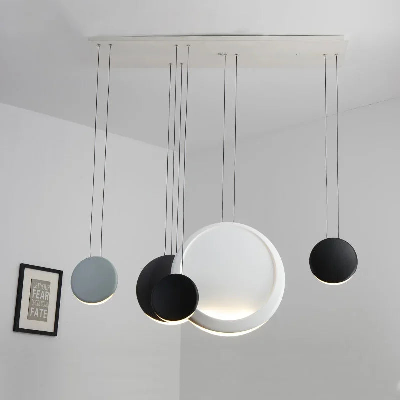 DecorBites™ Crescent Moon Chandelier for Dining Room, Coffee Shop, Kitchen Island, and Bar