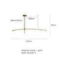 DecorBites™ Glass Ball Pendant Chandelier: Stylish LED Hanging Lights for Dining Room, Kitchen, & Bar.