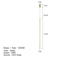 DecorBites™ LED Line Chandelier: Nordic Creative Lighting for Living Room & Bedroom