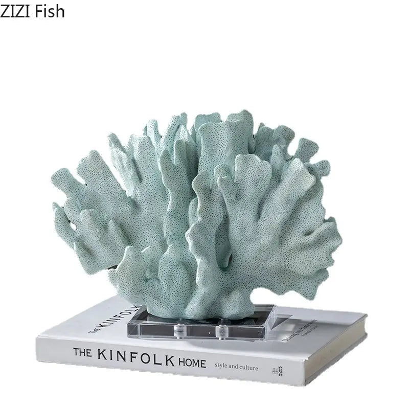 DecorBites™ Coral Resin Statue Desk Decoration Modern Home Decor Ornaments