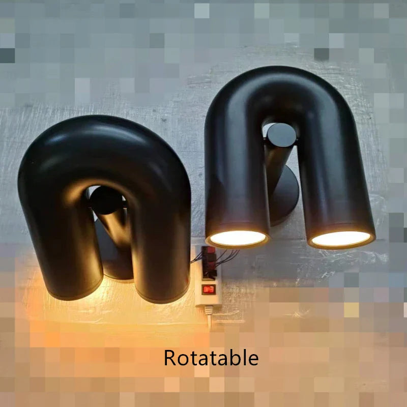 DecorBites™ Cirkus Tube Wall Sconce: Minimalist Night Light & Bedside Reading Lamp