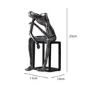 DecorBites™ Abstract Thinkers Sculpture: Decorative Figurines for Home Furnishings