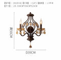 DecorBites™ Crystal Candle Wall Lamp LED E14 Iron Art Living Room Bedroom Bar