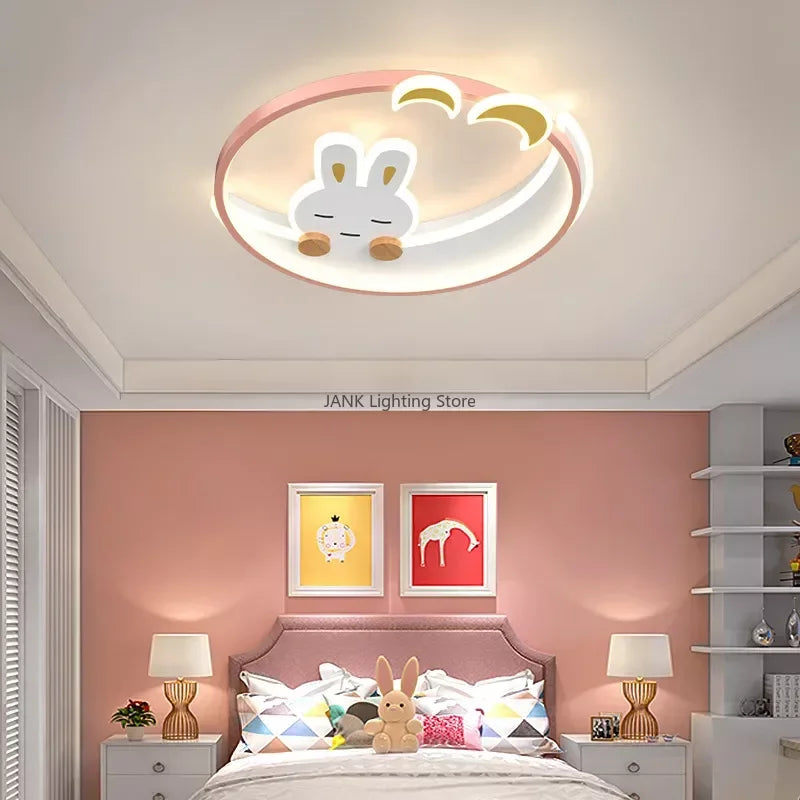 DecorBites™ Kids LED Chandelier: Children's Bedroom Ceiling Lamp for Study and Attic Lighting