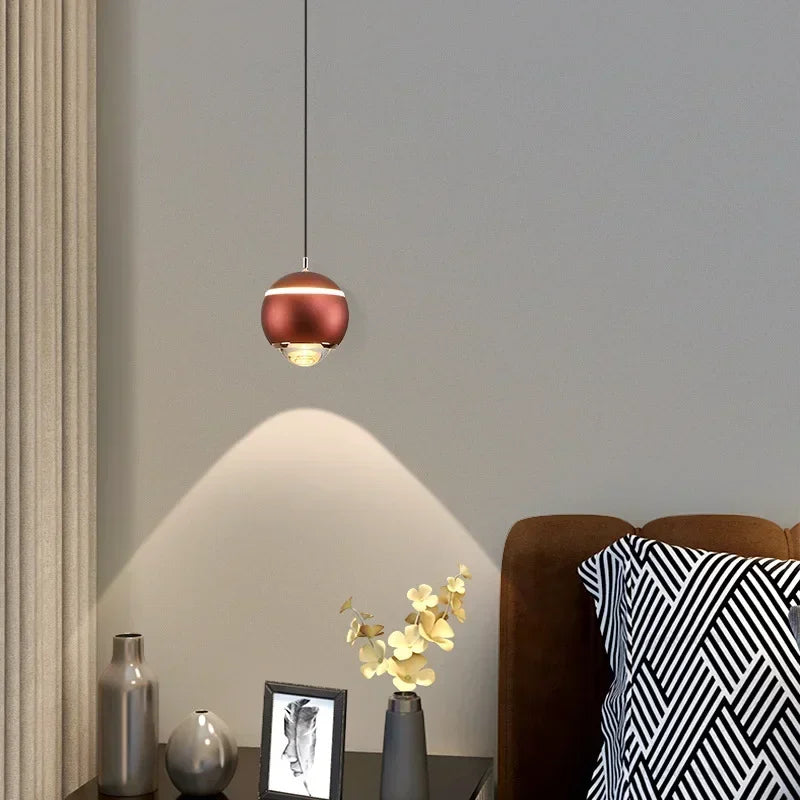 DecorBites™ LED Bedside Lifting Chandelier – Modern Minimalist Nordic Pendant Light for Home Décor
