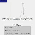DecorBites™ LED Caterpillar Chandelier: Stylish Long Pendant Lamp for Living Room, Restaurant, Hotel